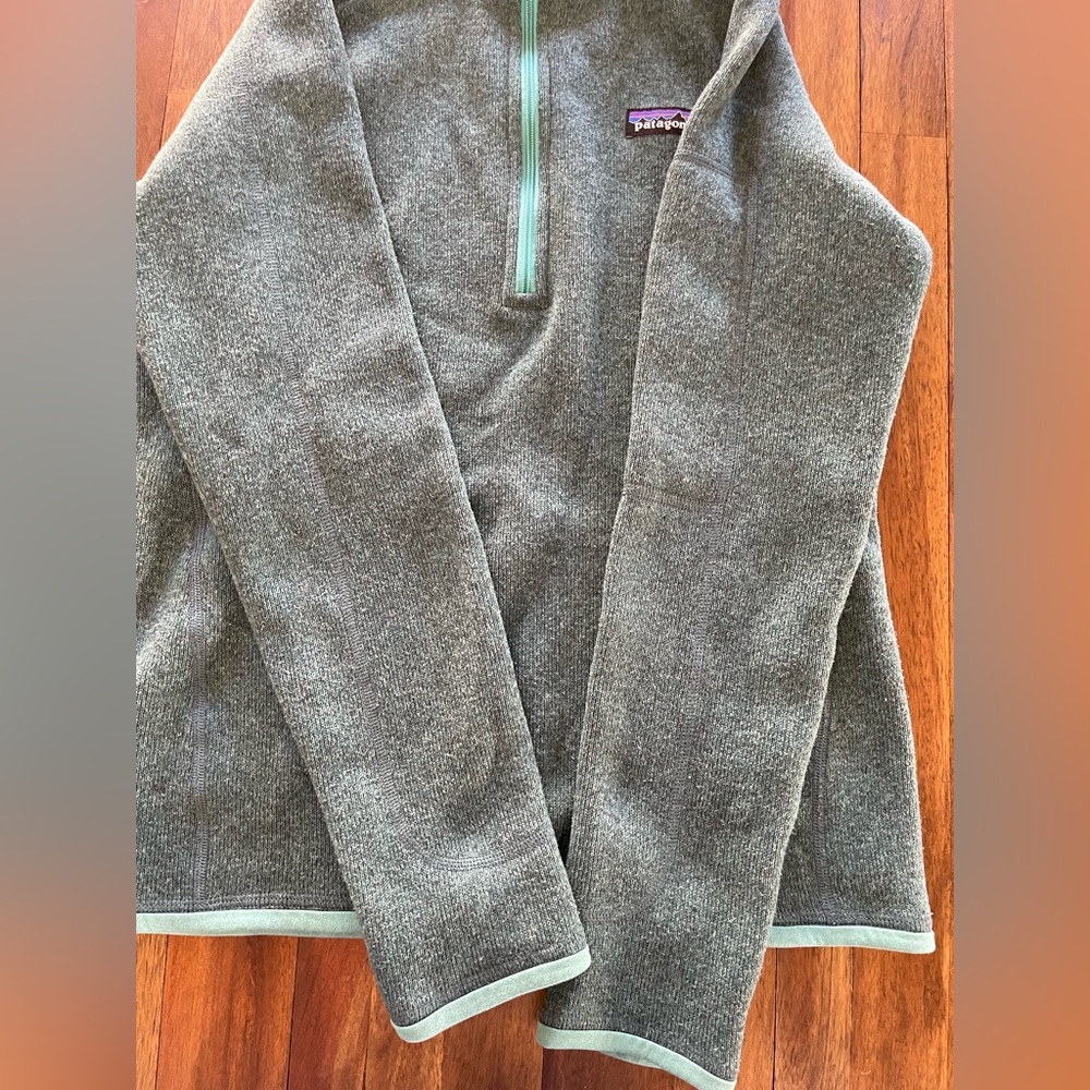 Patagonia better sweater 1/4 zip pullover green - Picture 9 of 10
